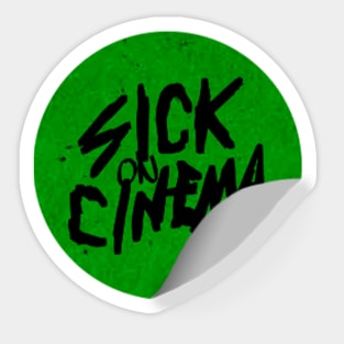 Sick On Cinema Horror Sticker Sticker